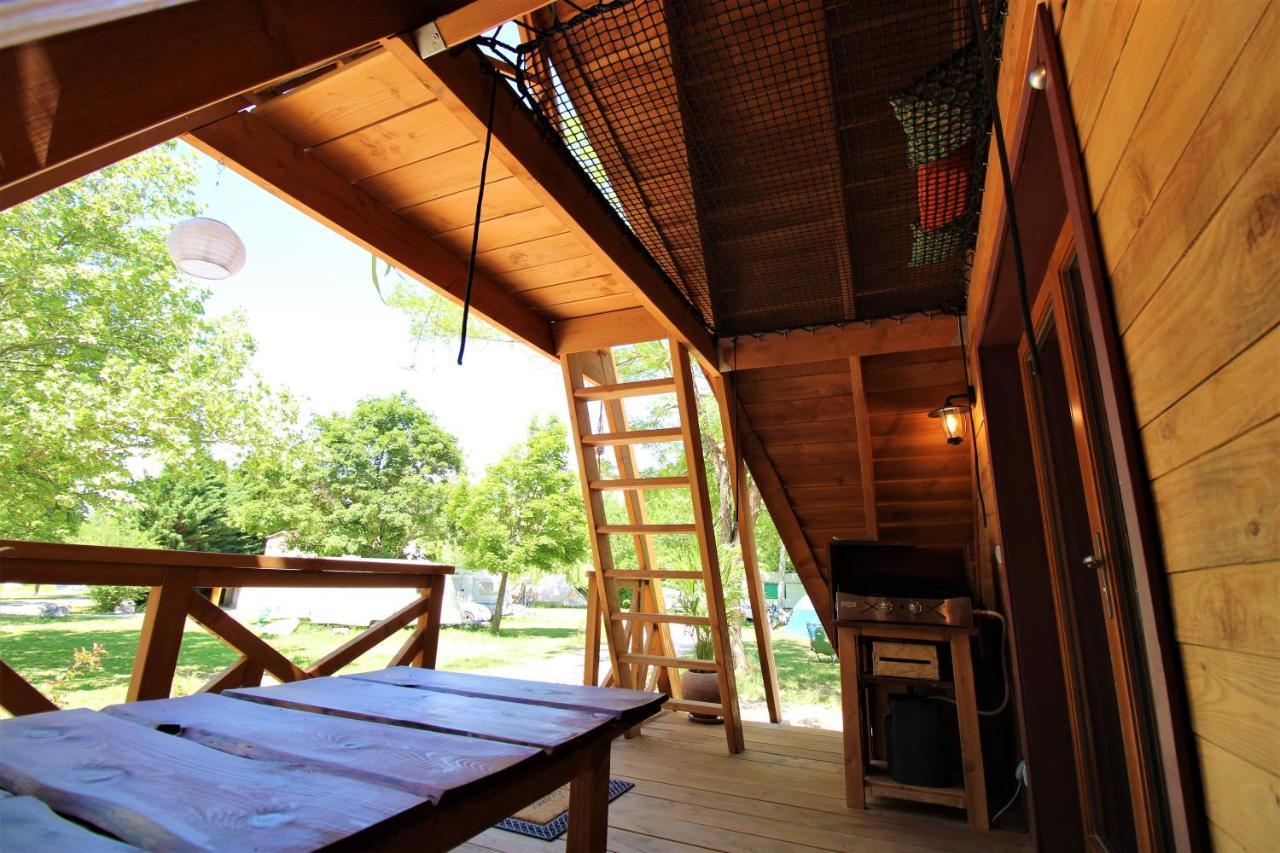 Habitat Createur - Hebergements Insolites Au Camping Municipal "Les Ecureuils" Recoubeau-Jansac Bagian luar foto