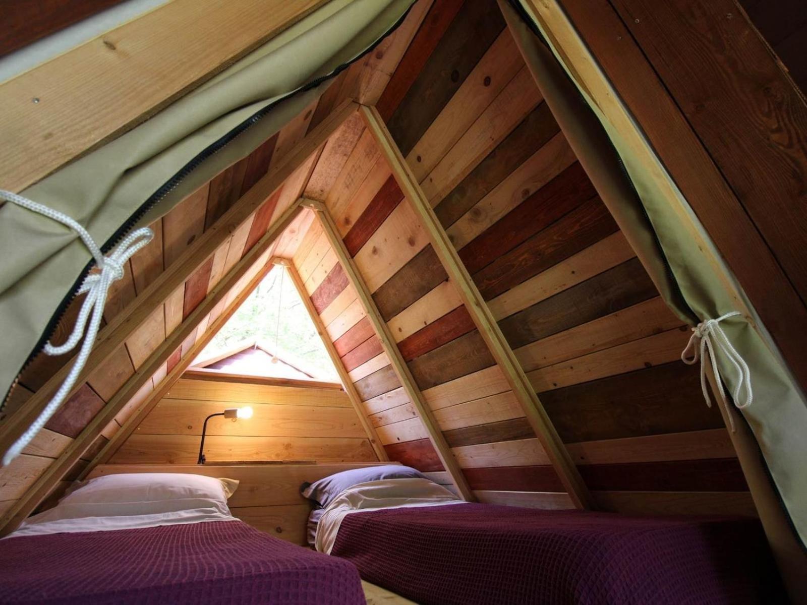 Habitat Createur - Hebergements Insolites Au Camping Municipal "Les Ecureuils" Recoubeau-Jansac Bagian luar foto